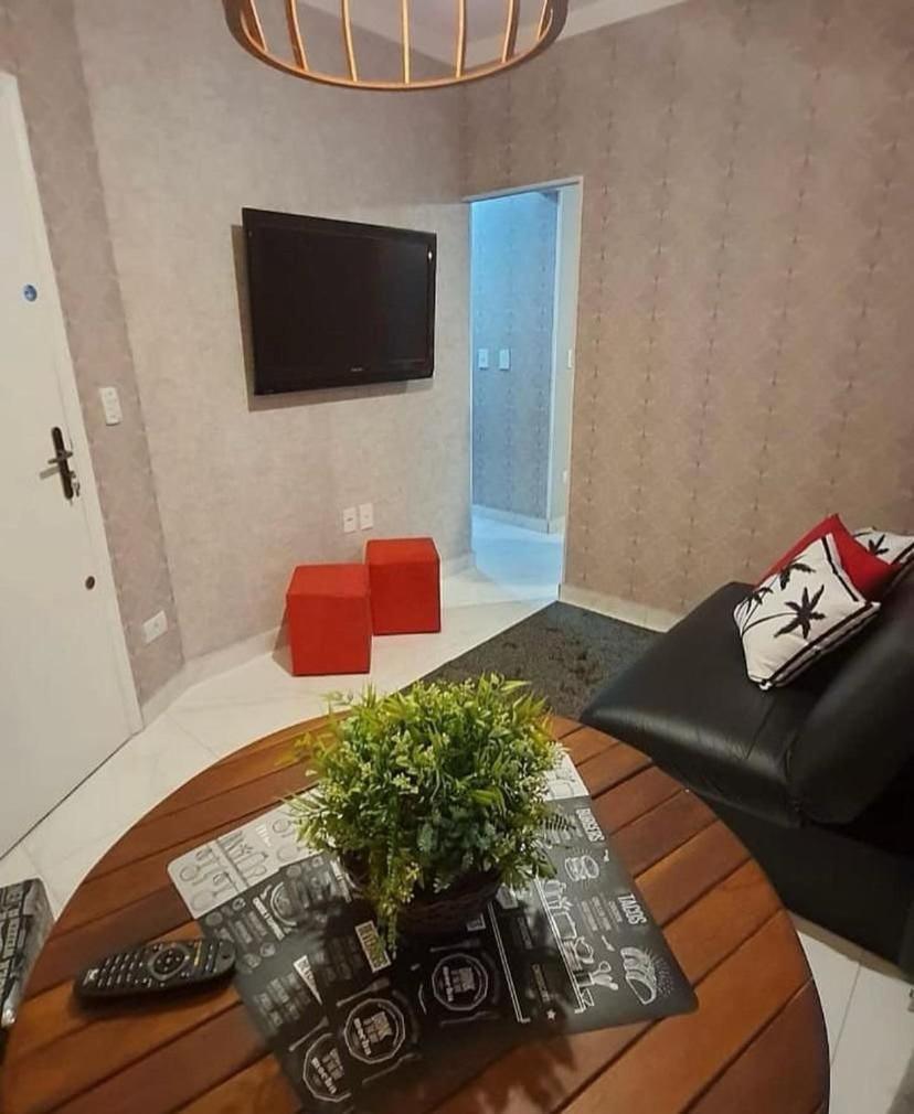 113 Canto Do Forte - 1Dorm - 200 M Da Praia E 20M Dos Bares E Restaurantes - Estacionamento Gratuito E Wi Fi , Tv A Cabo Praia Grande  Extérieur photo